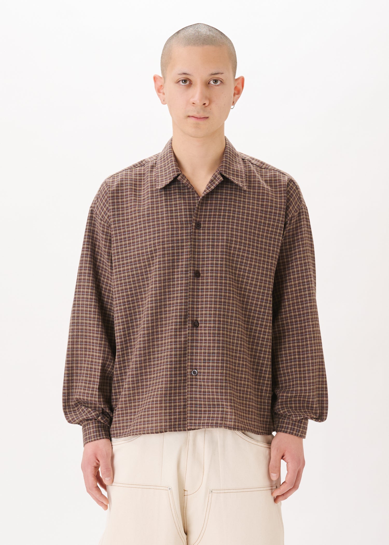 Checkered Boxy Shirt – Estudio Niksen