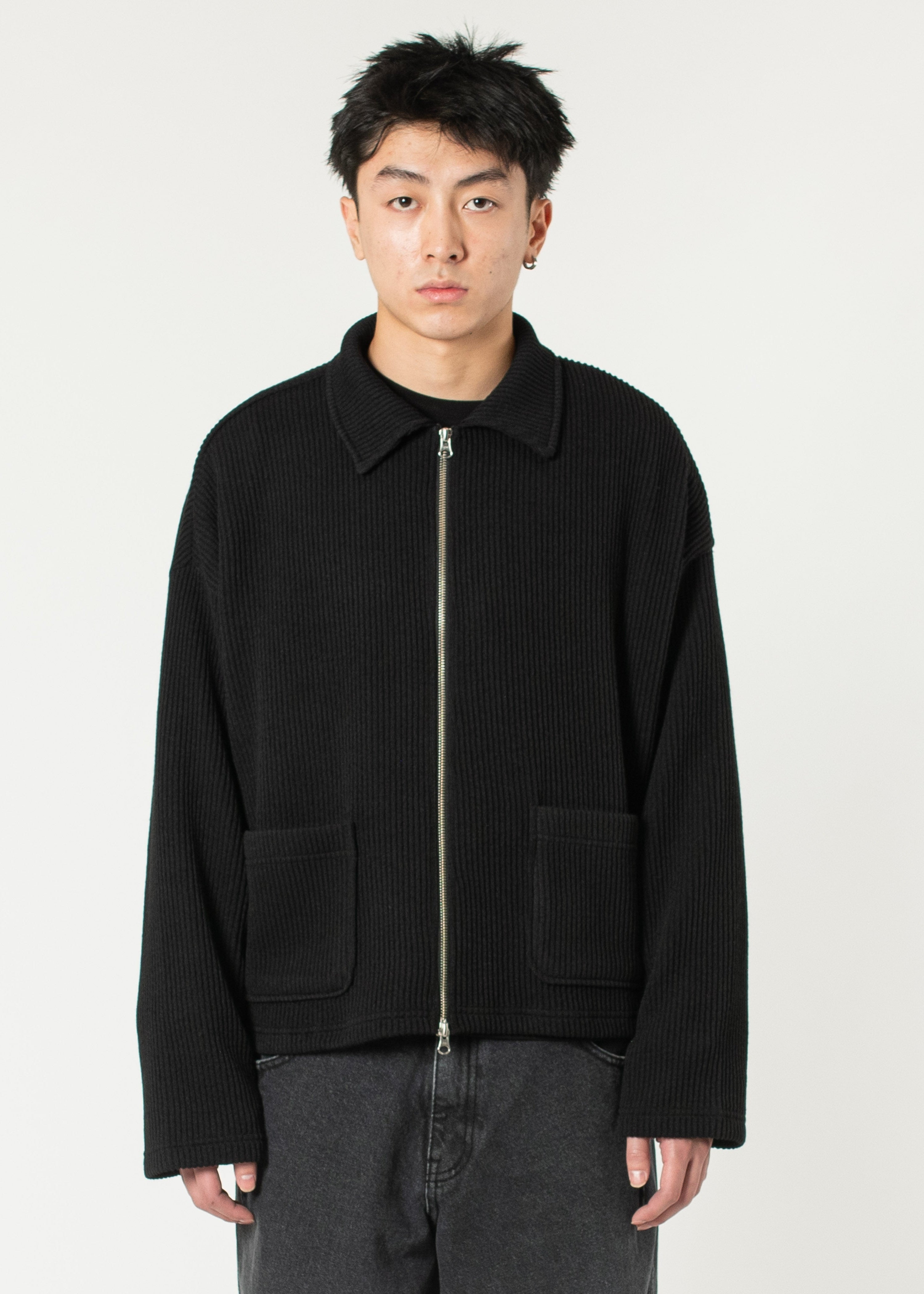 Double-zip Pocket Sweater – Estudio Niksen