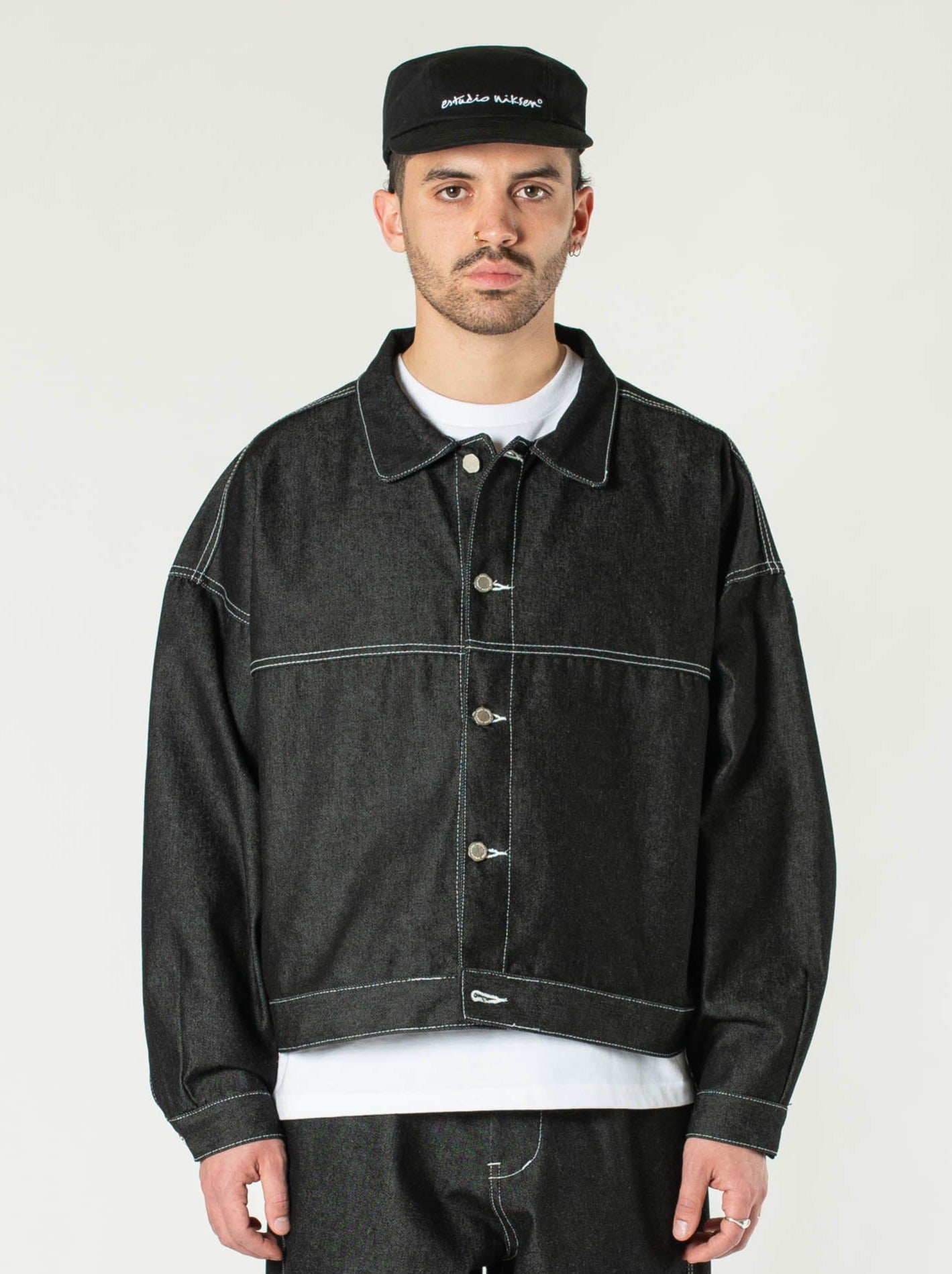 Raw Denim In-stitch Jacket