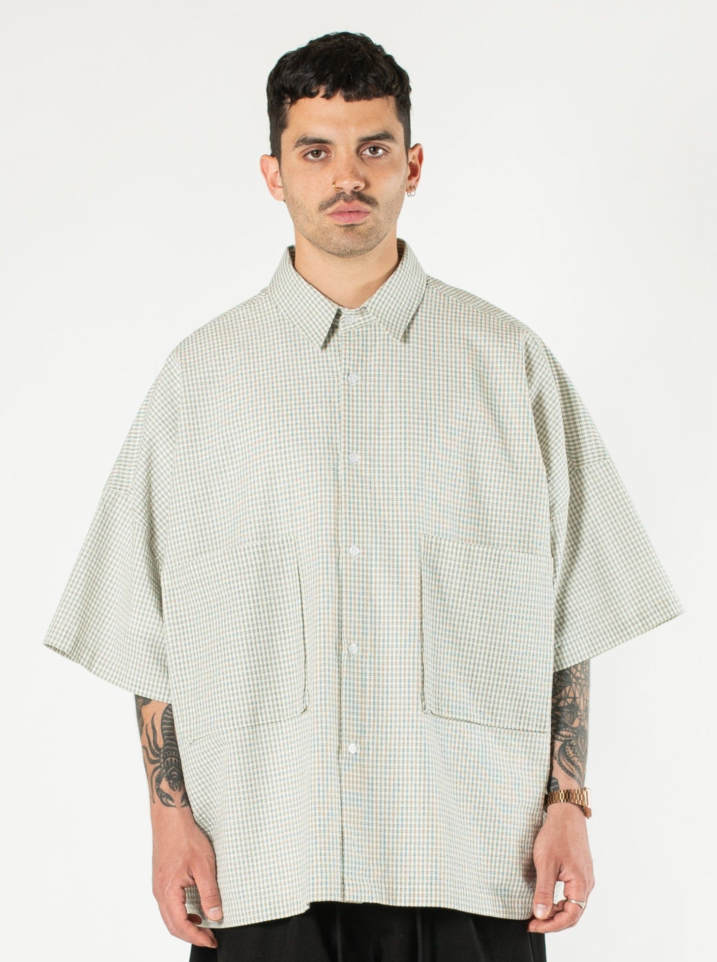 Two-pocket Big Shirt