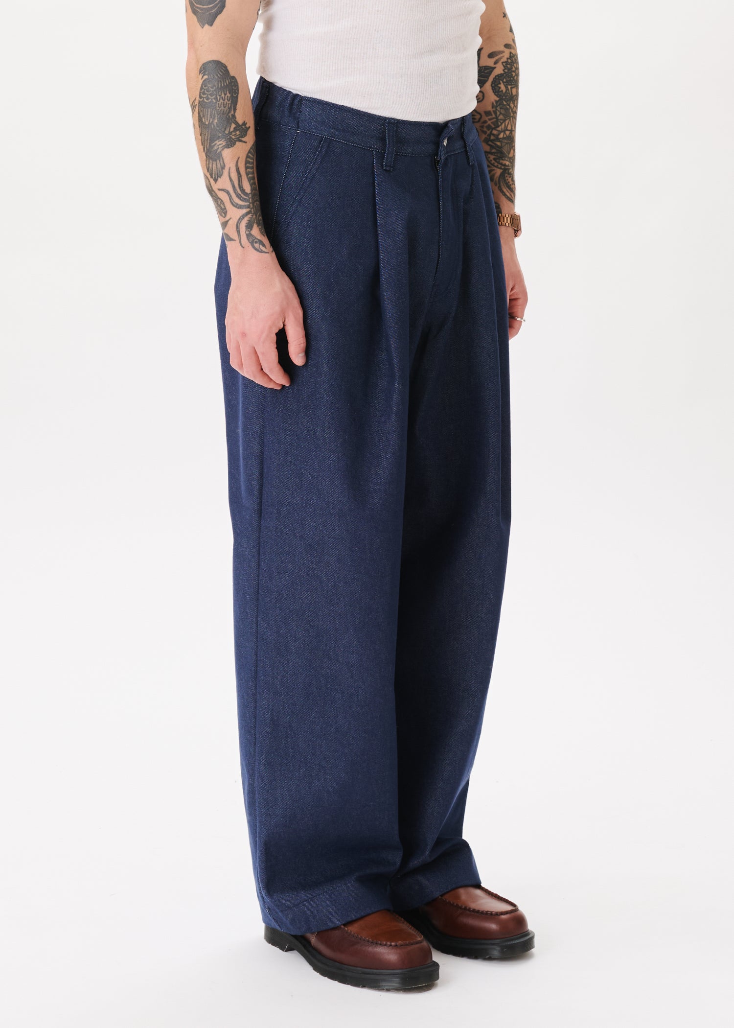 Pintuck Wide Jeans – Estudio Niksen
