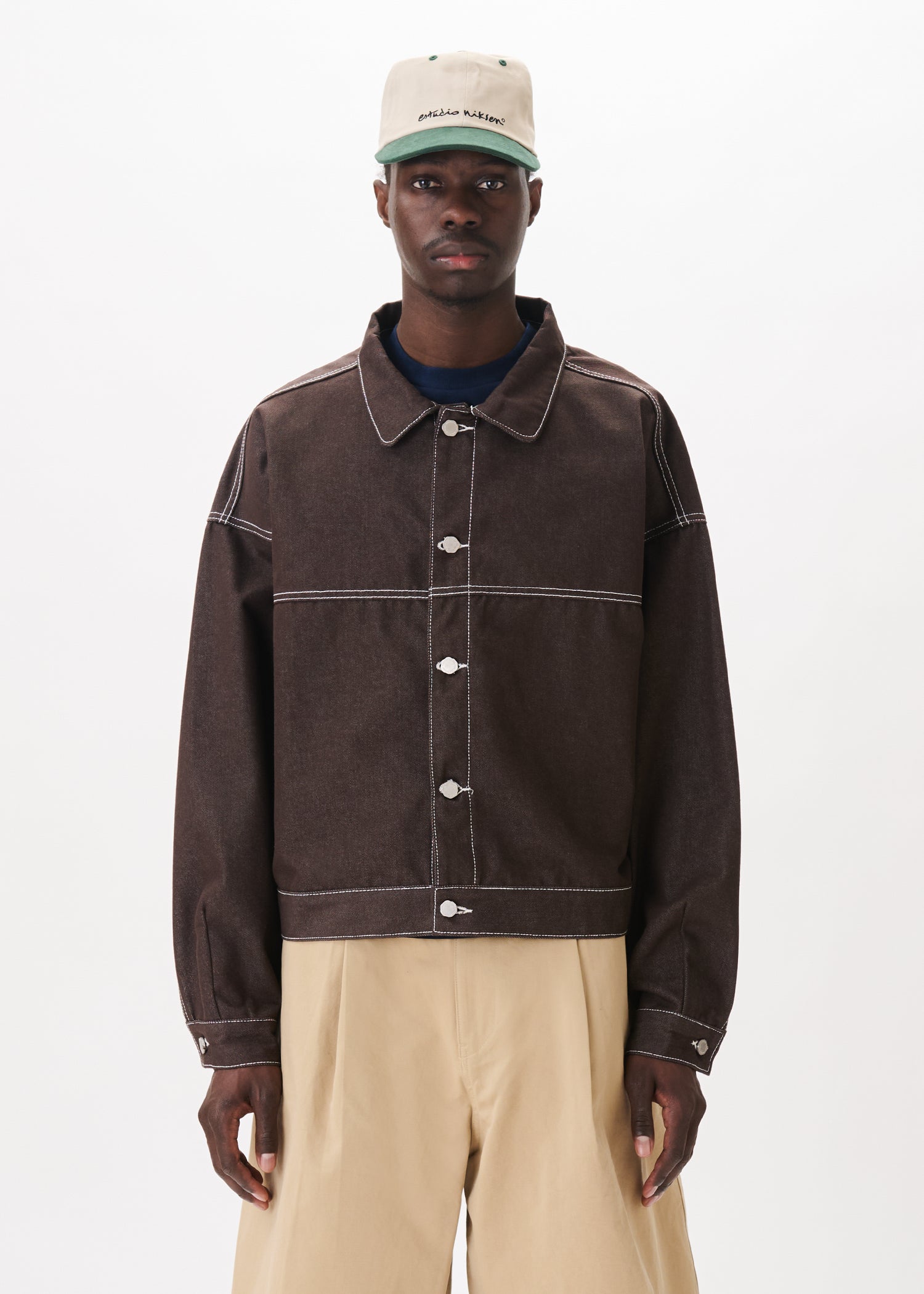 Raw Denim In-stitch Jacket – Estudio Niksen Raw Denim In-stitch Jacket – Estudio Niksen
