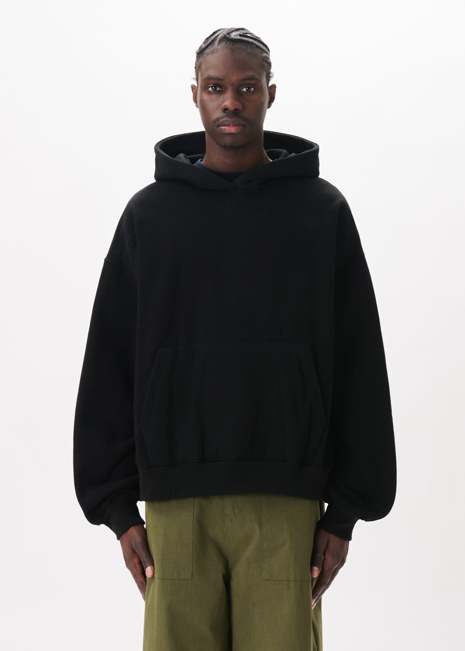 weakend. マルチファンクションブルゾン Vanquish Essential Black Oversized Pullover Hoodie