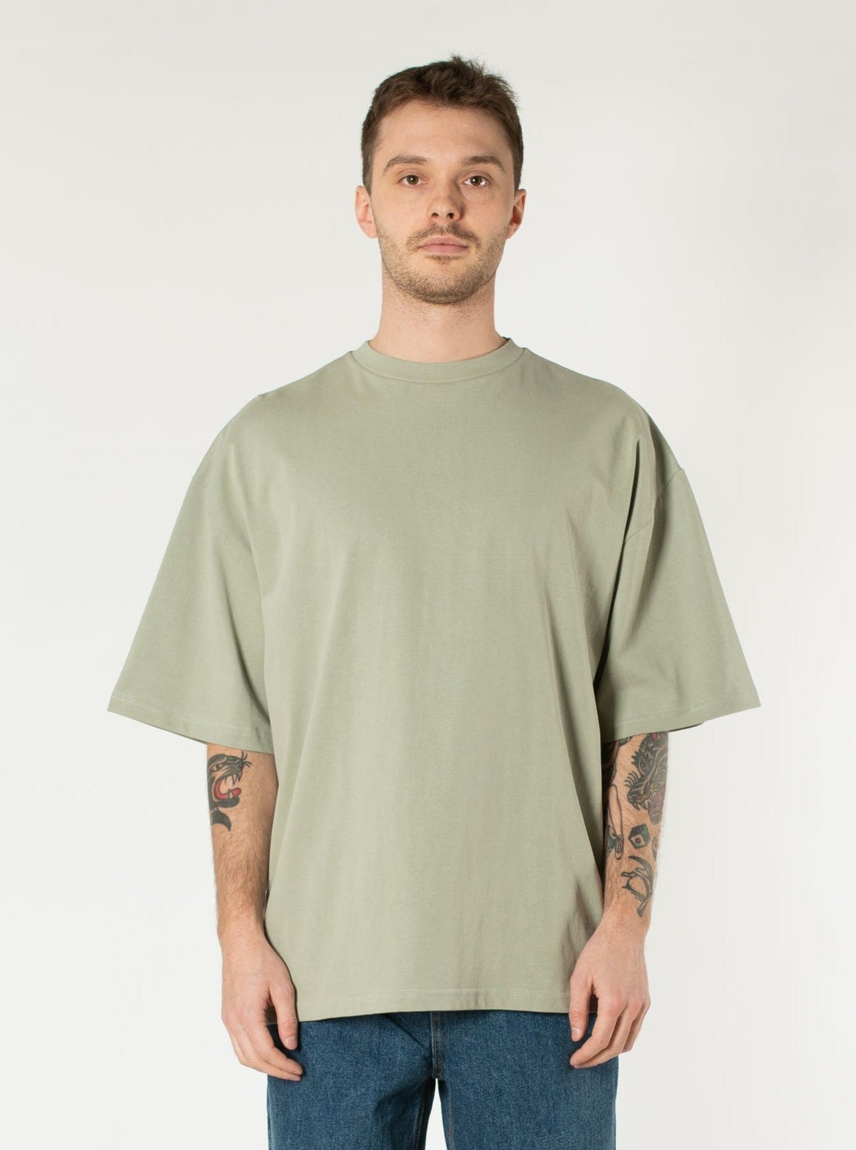 ESSENTIAL OVERSIZED T-SHIRT  Men's t-shirt, blank t-shirt - OFF