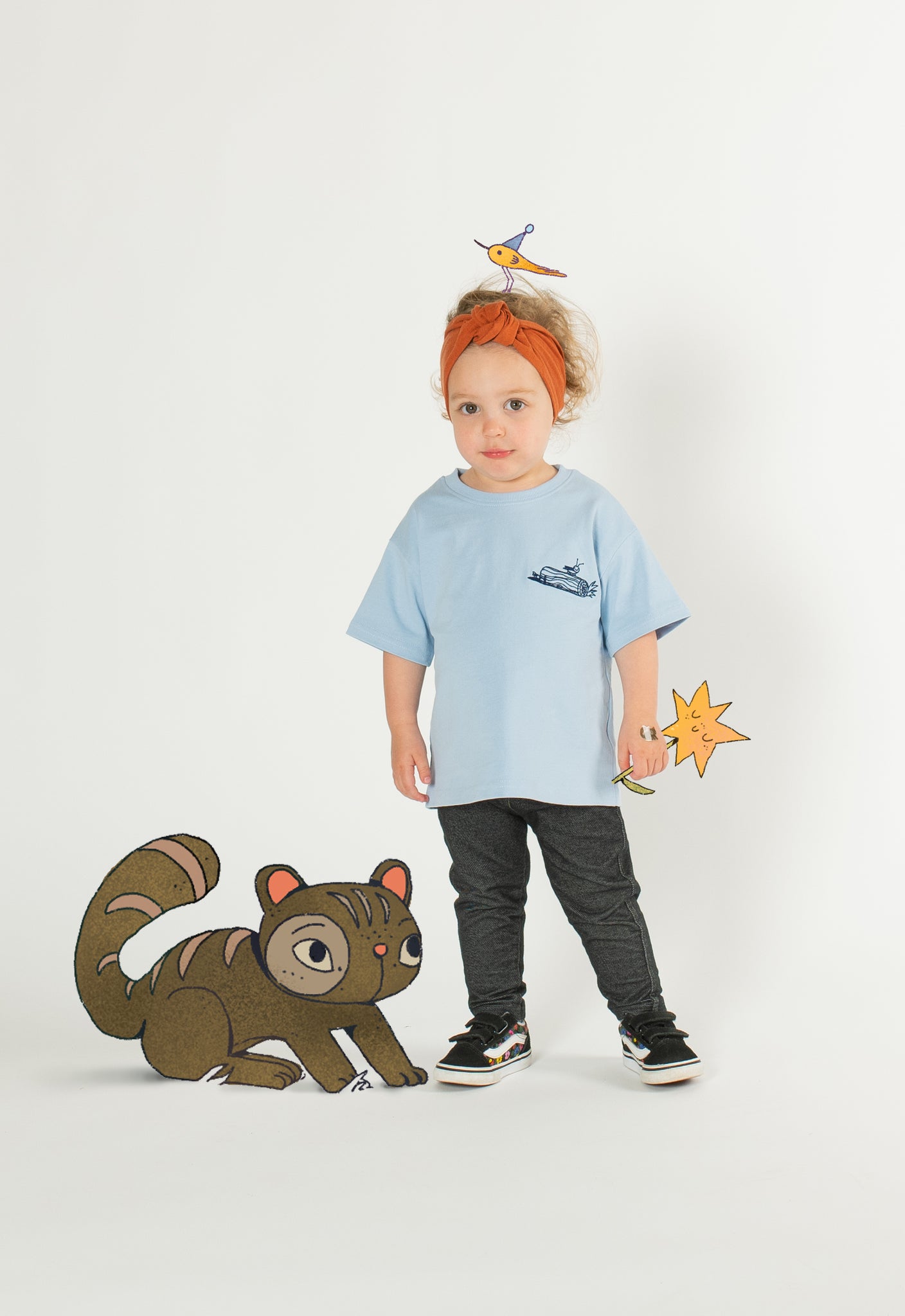 Happy Bug Tee by Beatrice Blue