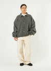 Mismatch Button Cardigan