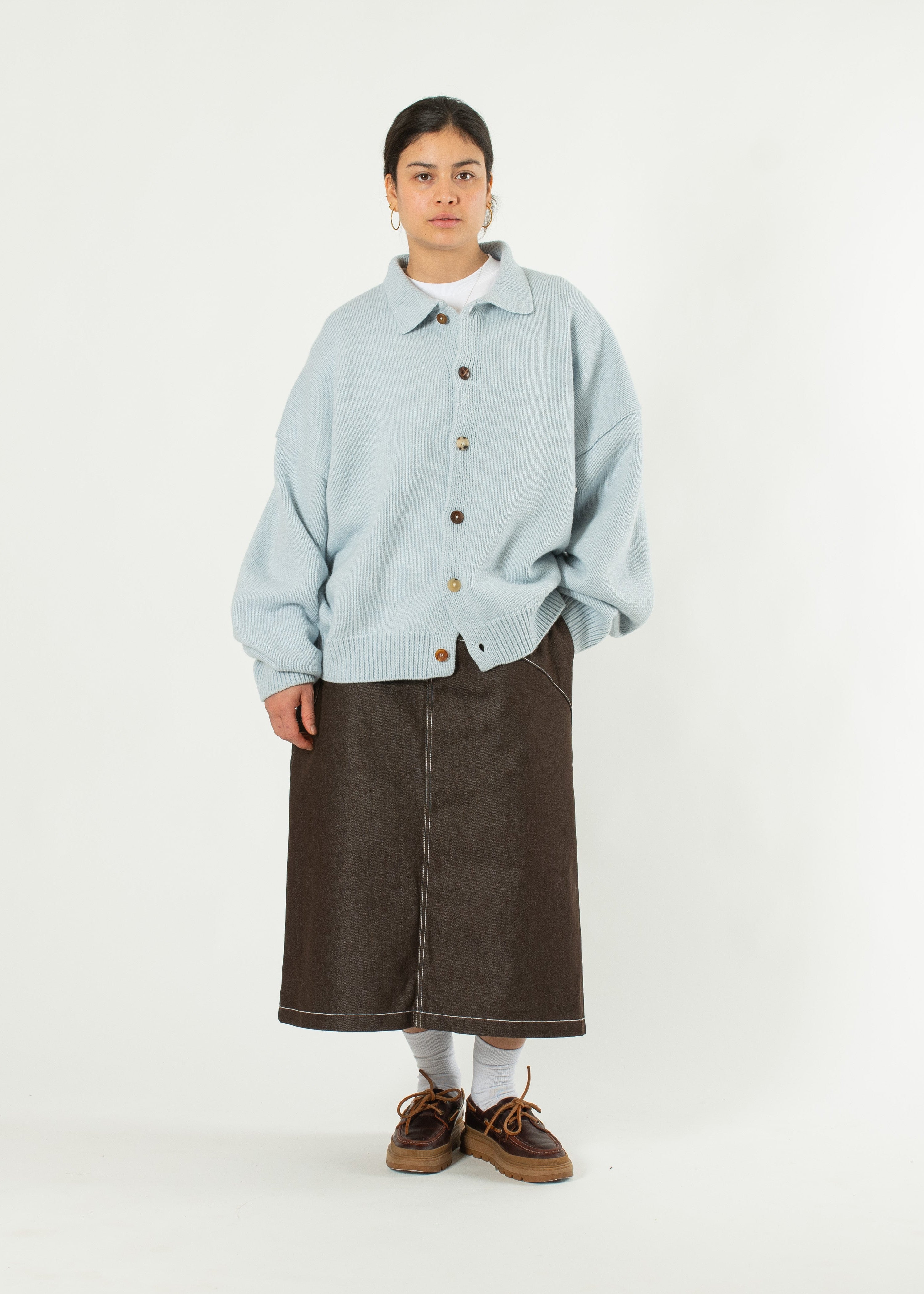 Mismatch Button Cardigan – Estudio Niksen