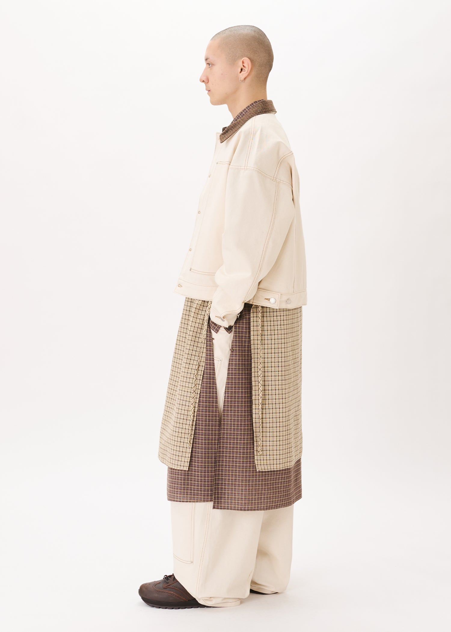 Checkered Layered Overdress