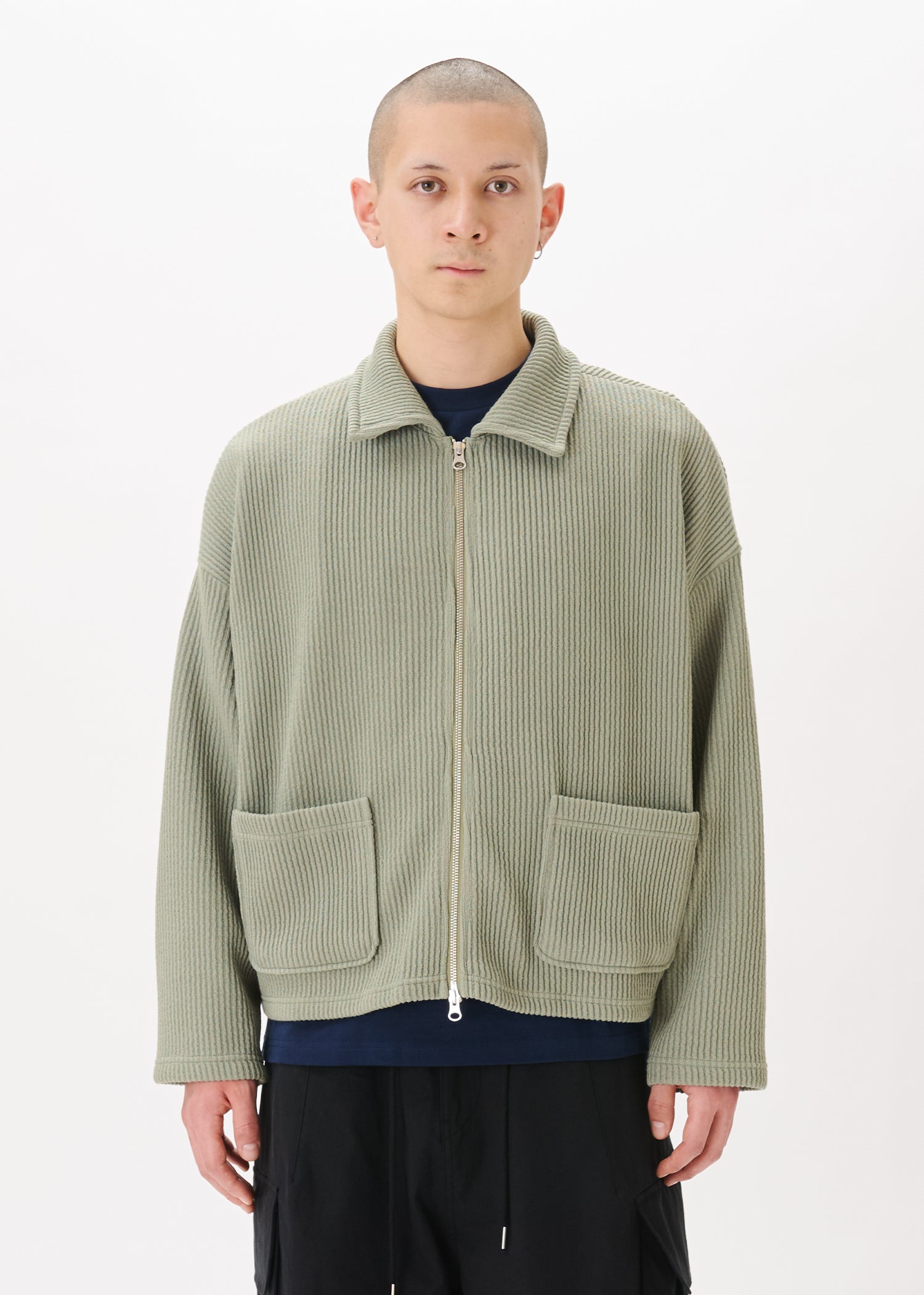 Double-zip Pocket Sweater