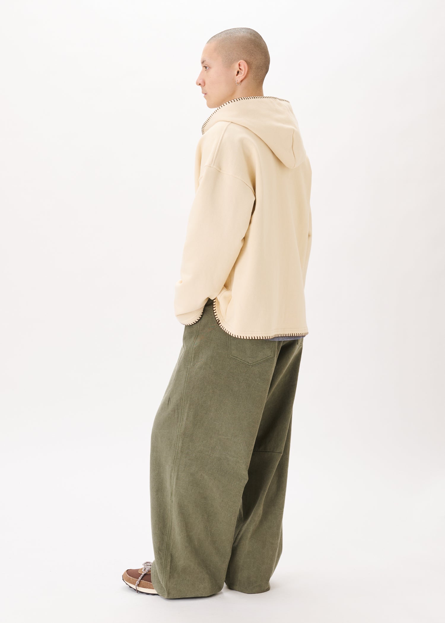 Embroidery Pocket Hoodie