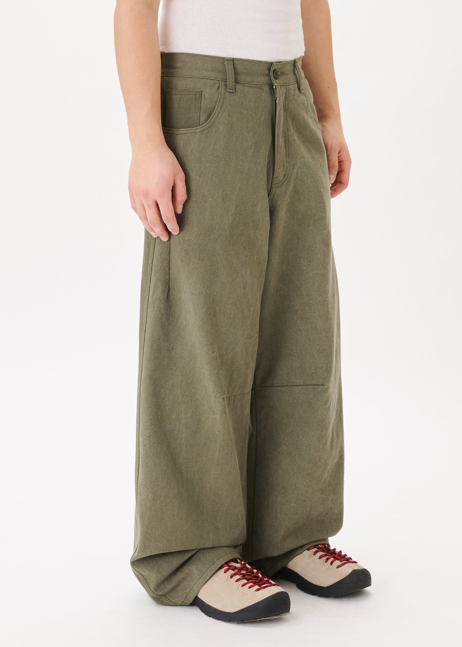 Half-dart Maxi Jeans