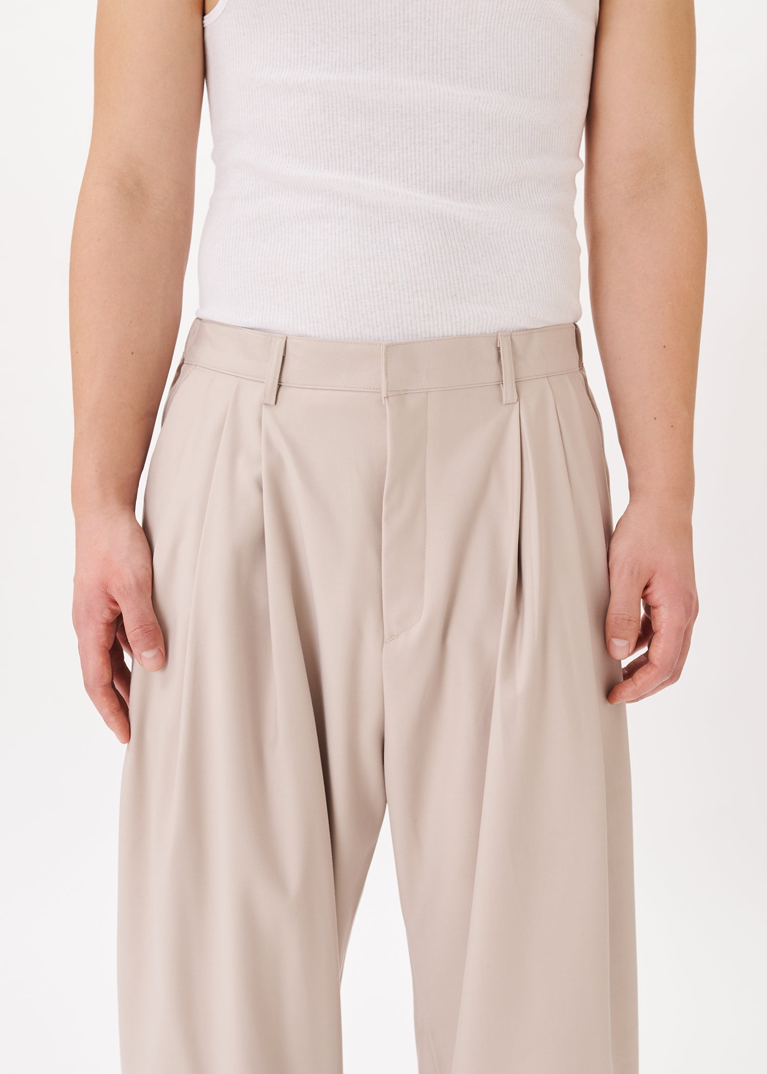 Pintuck Wide Trousers – Estudio Niksen