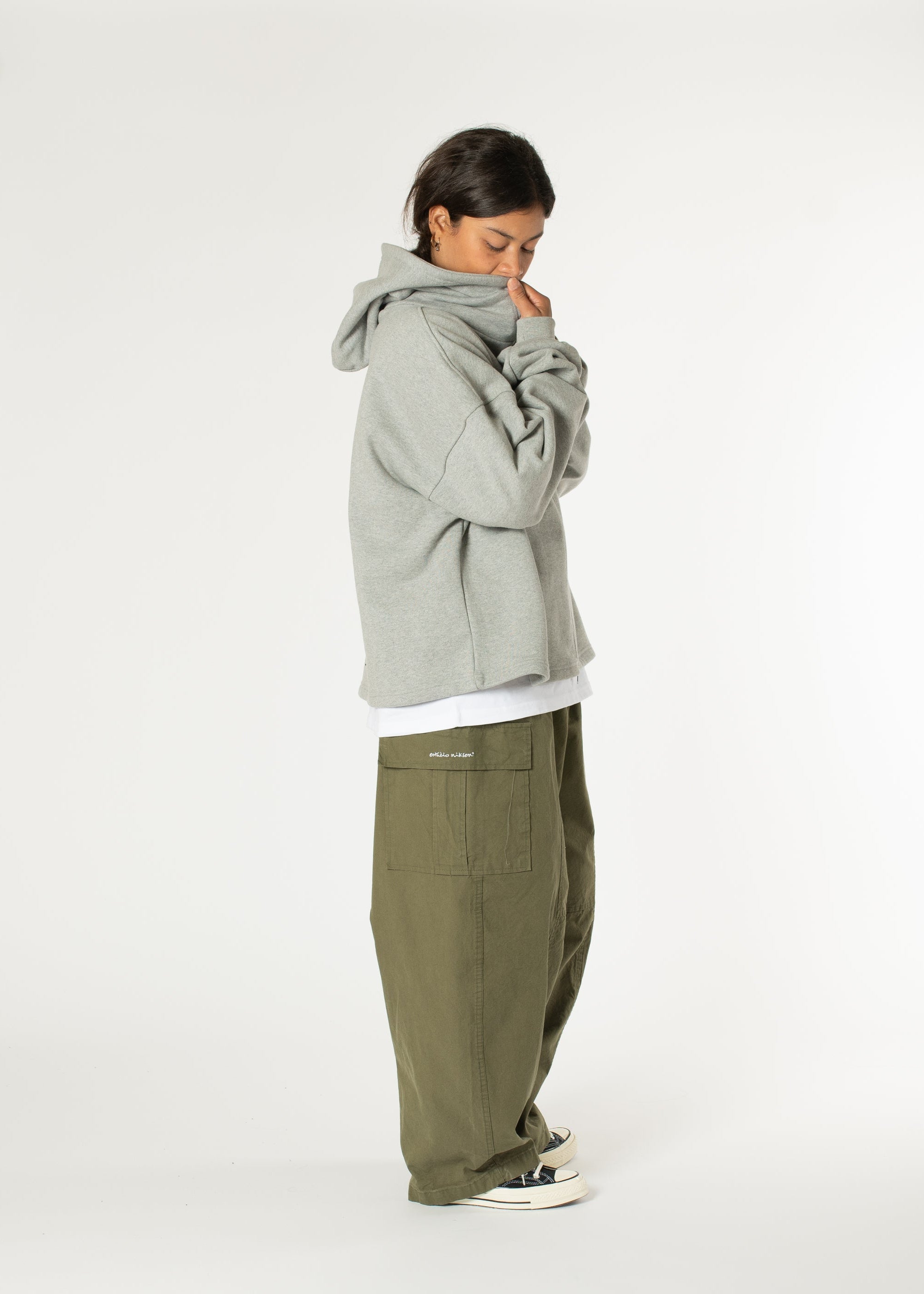 Boxy Zip-up Hoodie – Estudio Niksen