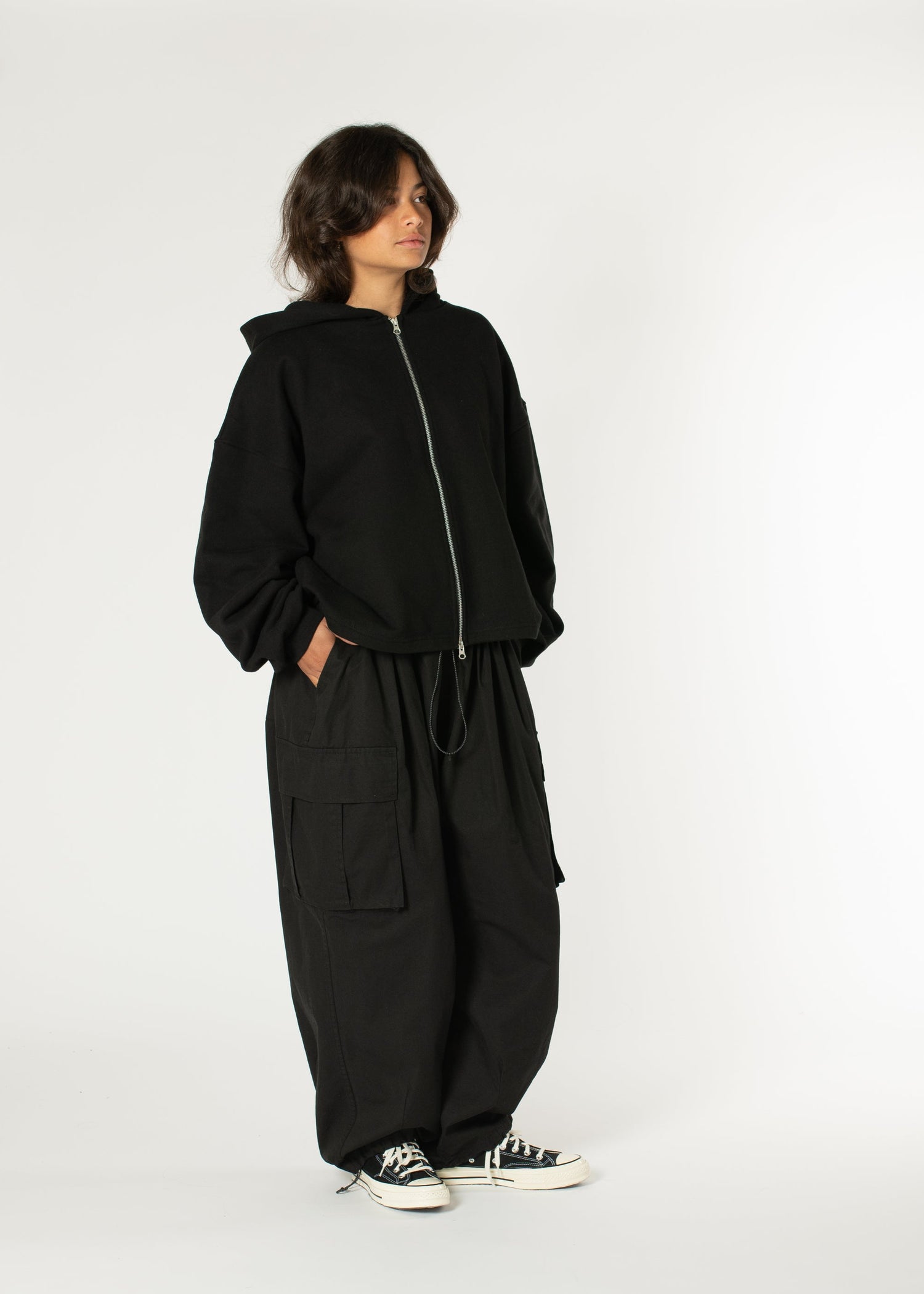 Cargo String Balloon Pants