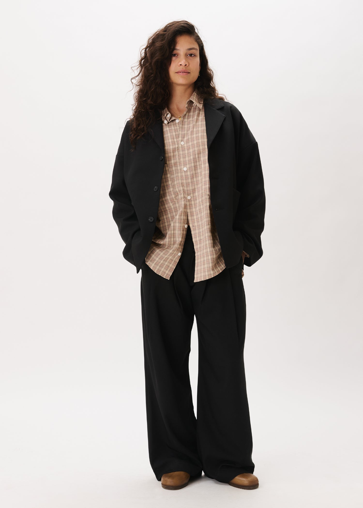Pintuck Maxi Trousers
