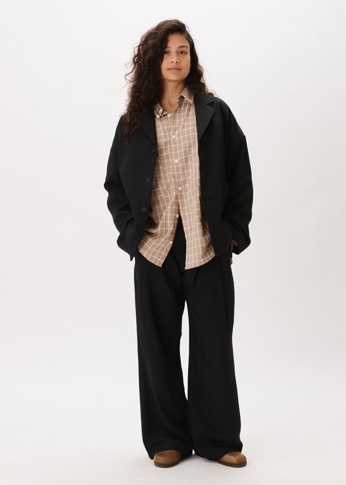 Pintuck Maxi Trousers