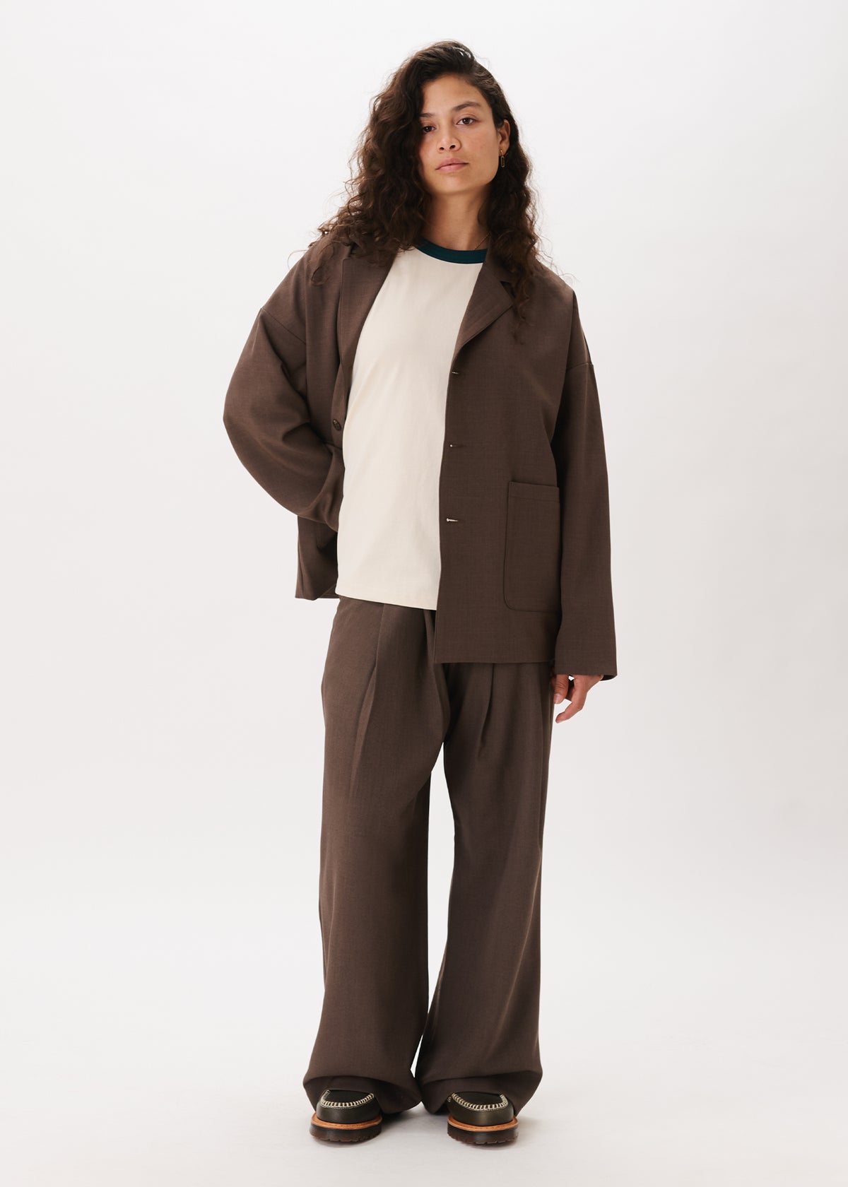 Pintuck Maxi Trousers