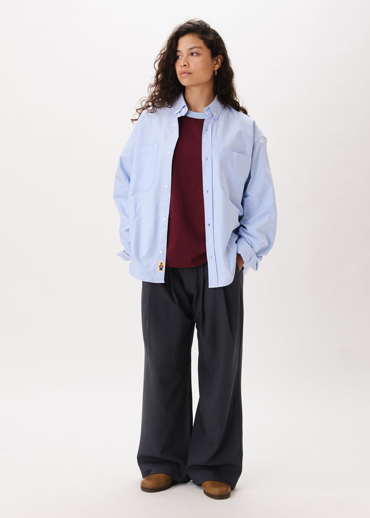 Pintuck Maxi Trousers