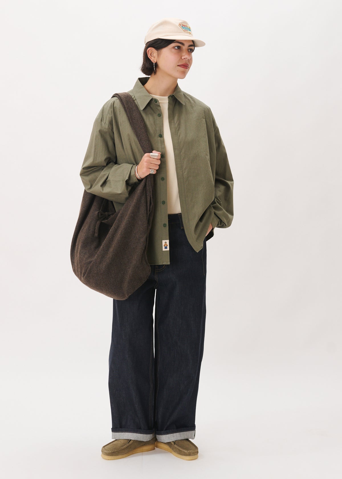 Chemise ample à plis