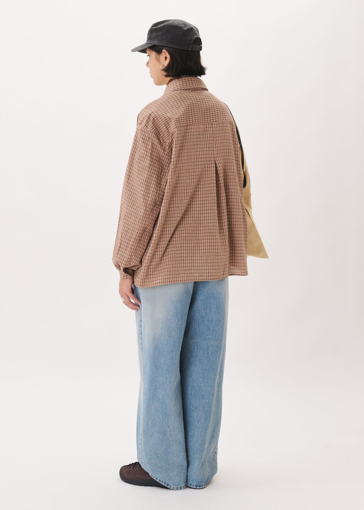 Boxy Pleated Shirt