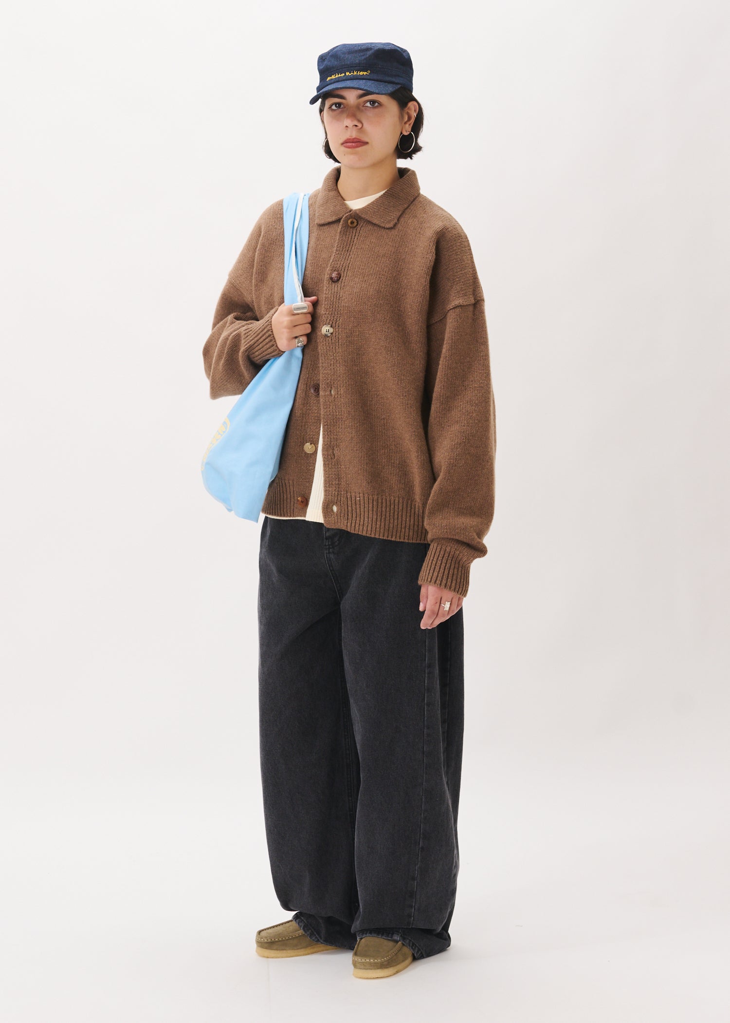 Mismatch Button Cardigan