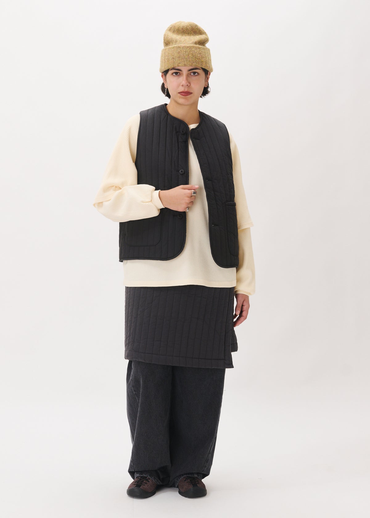 Padded Wrap Skirt