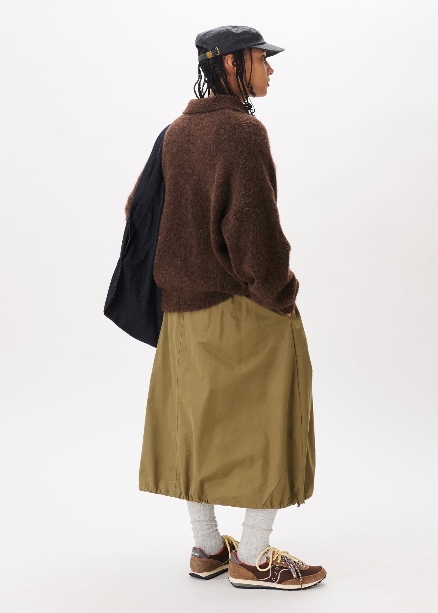 Pull polo en alpaga