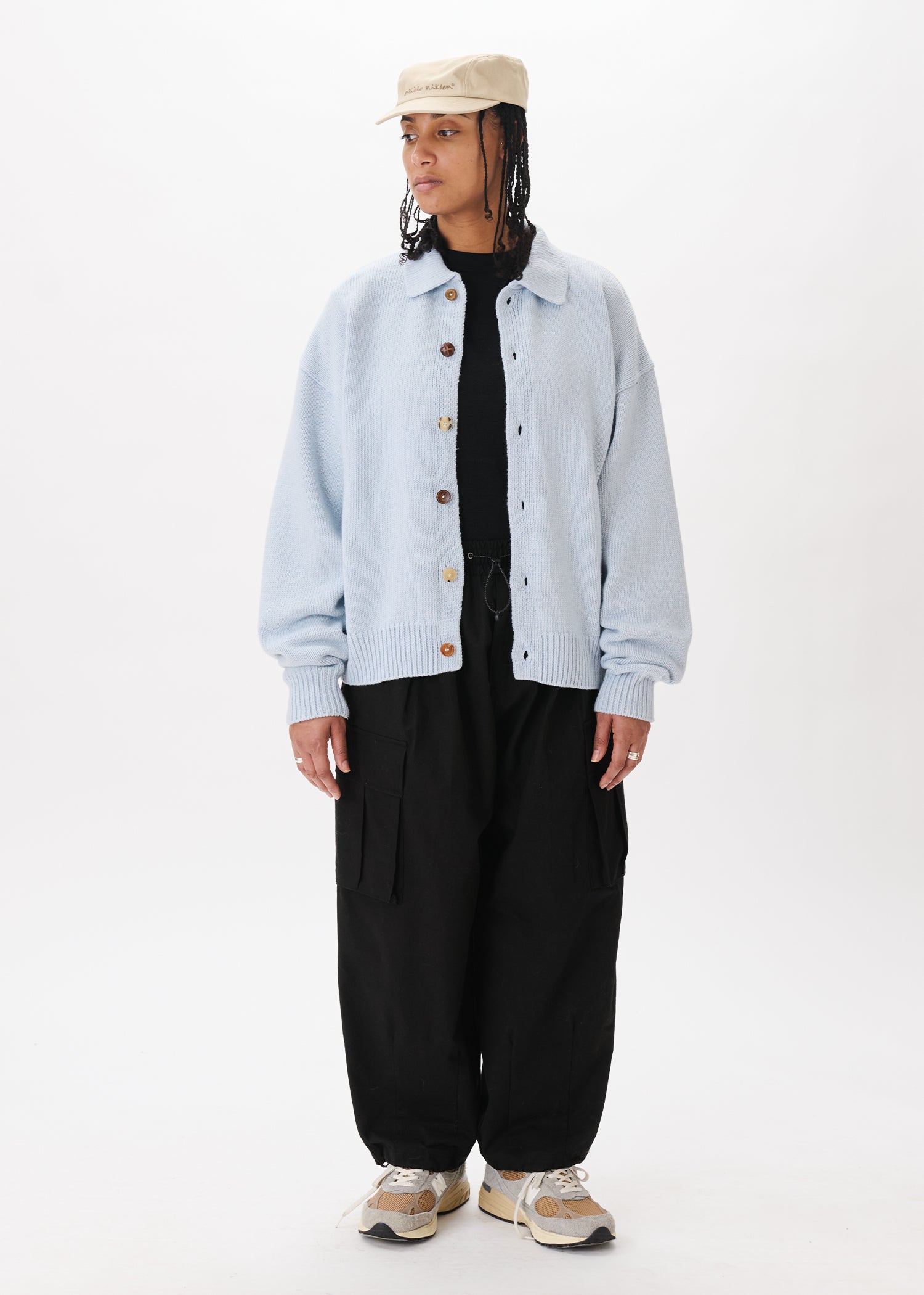Mismatch Button Cardigan – Estudio Niksen