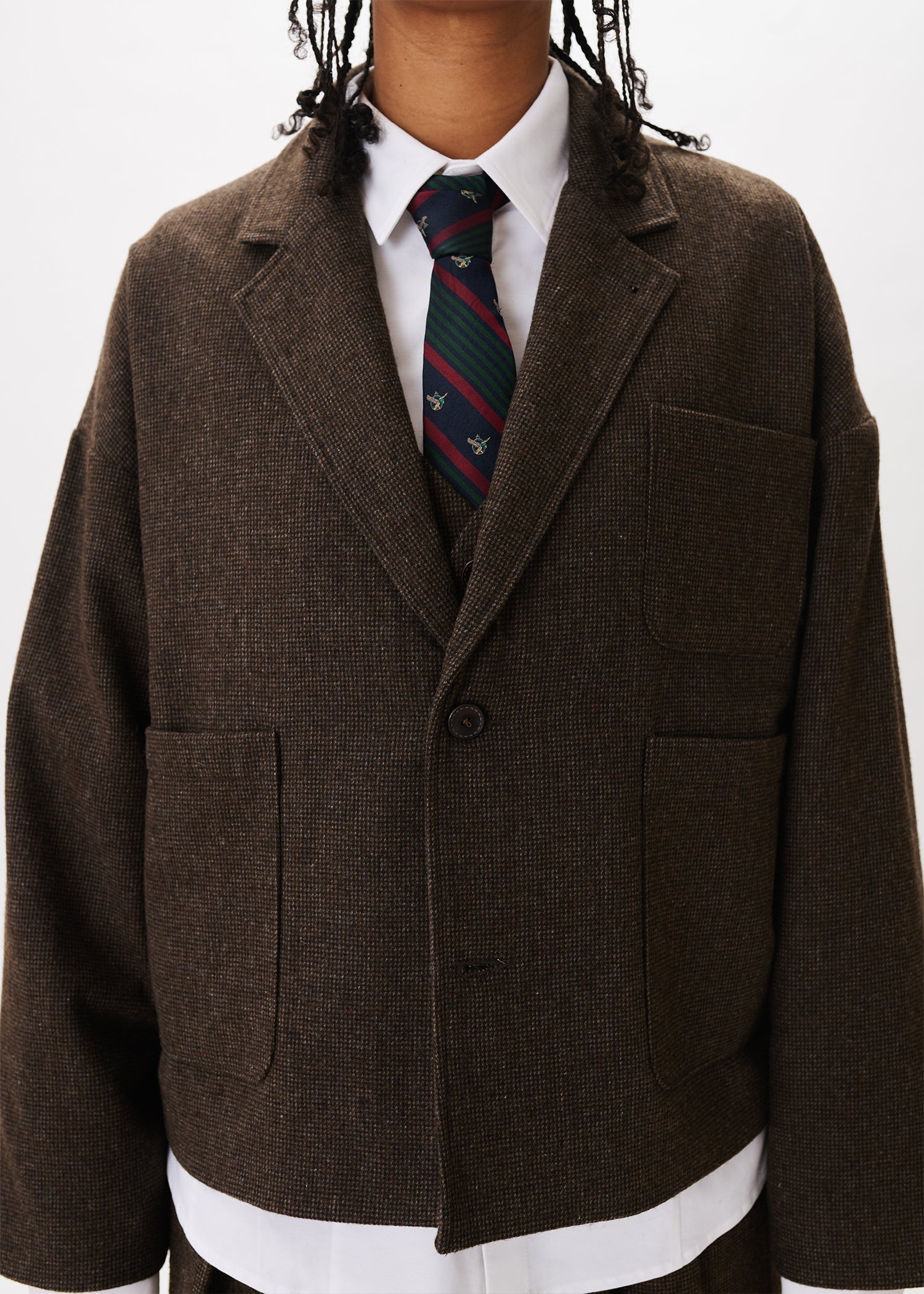 Cropped Suit Jacket – Estudio Niksen
