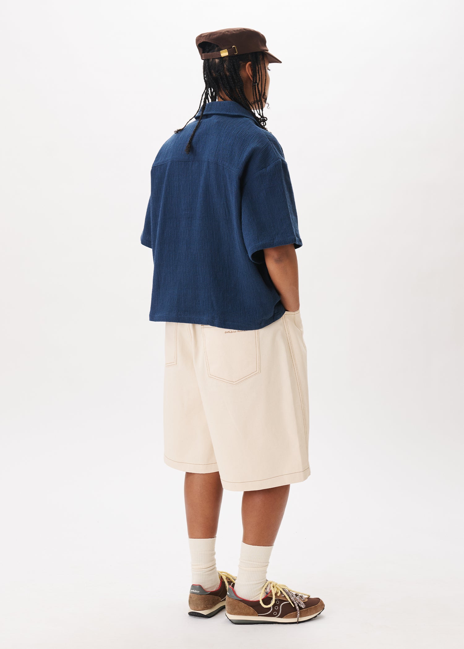 Half-dart Raw Denim Shorts – Estudio Niksen