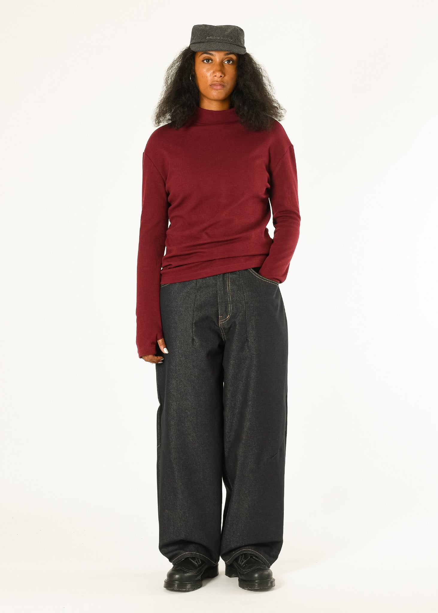 Mock-neck Thermal Top