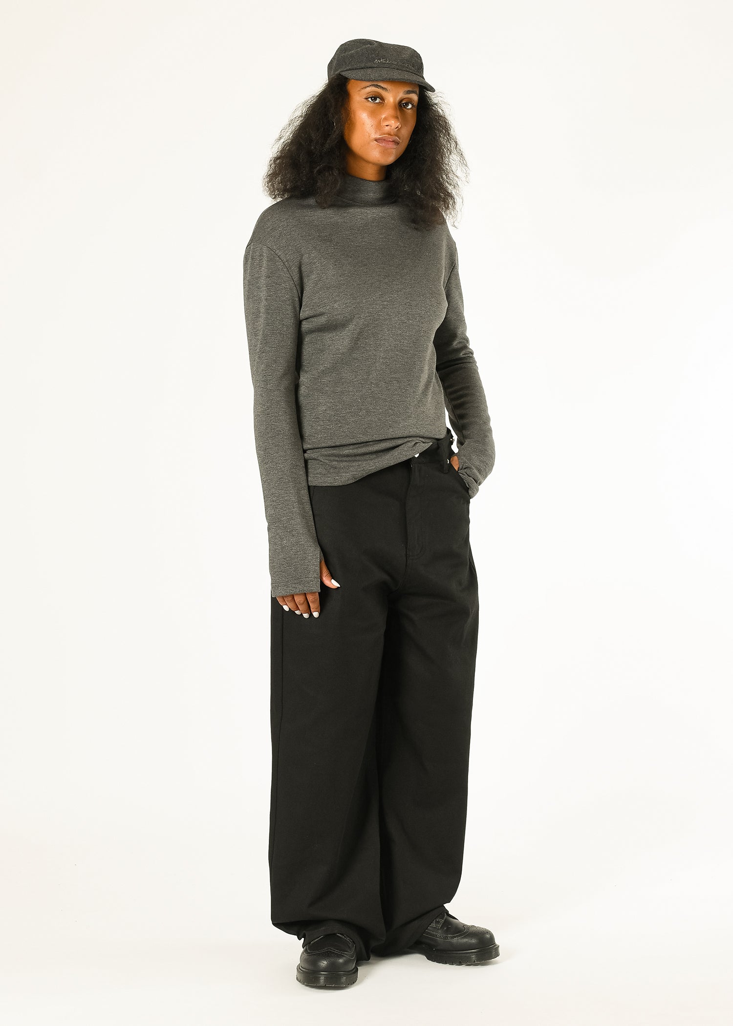 Mock-neck Thermal Top