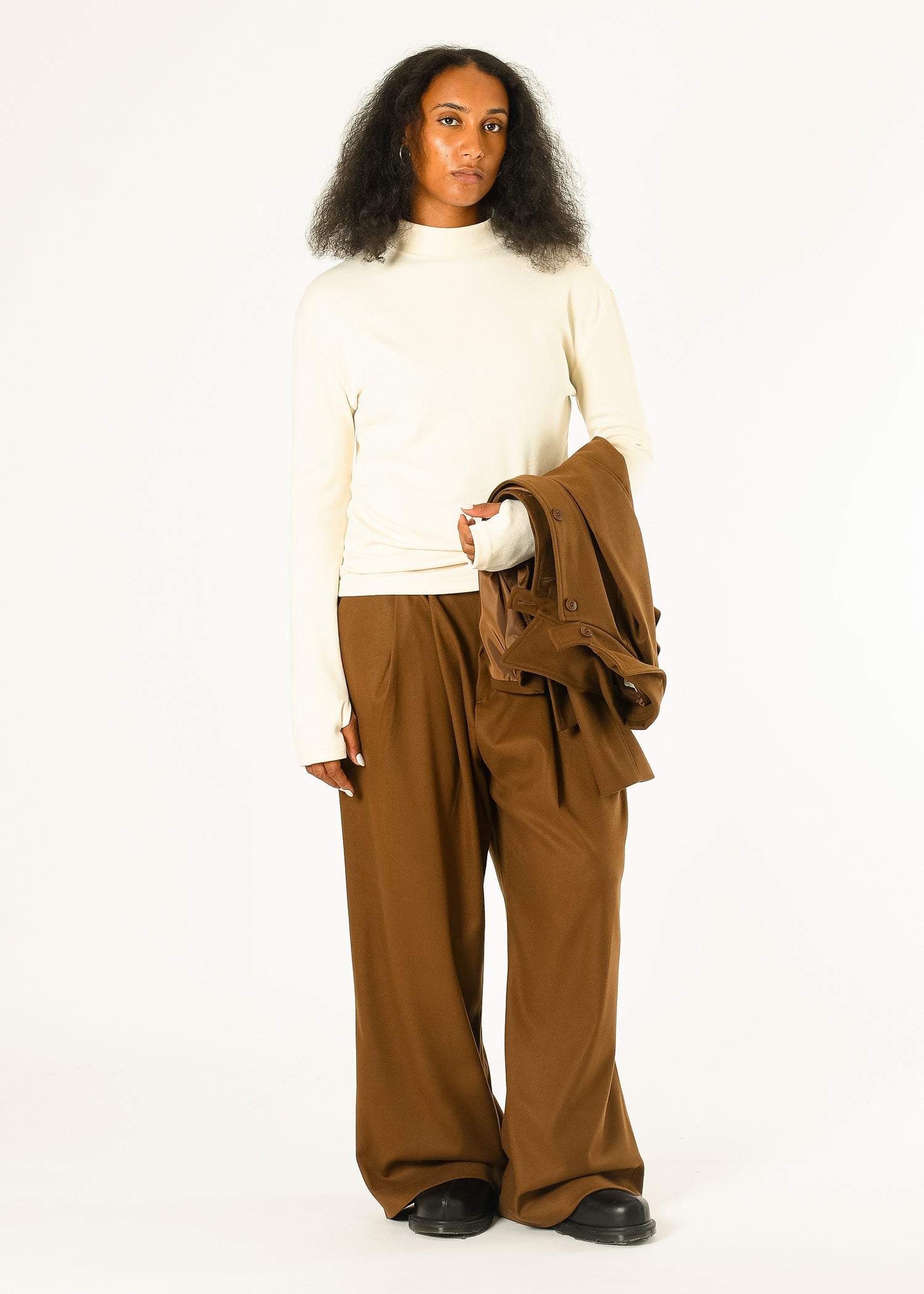 Mock-neck Thermal Top