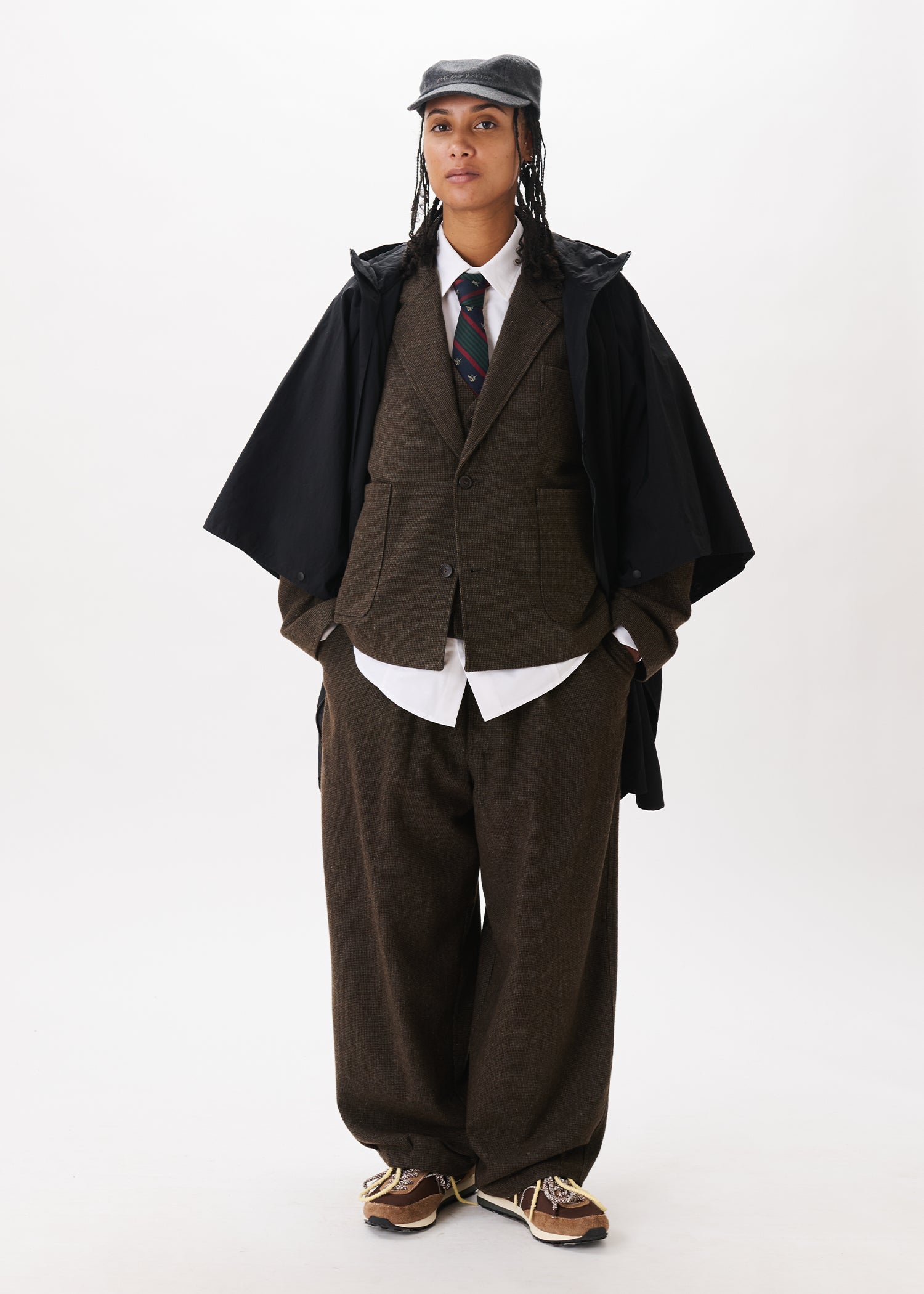 Pintuck Balloon Trousers