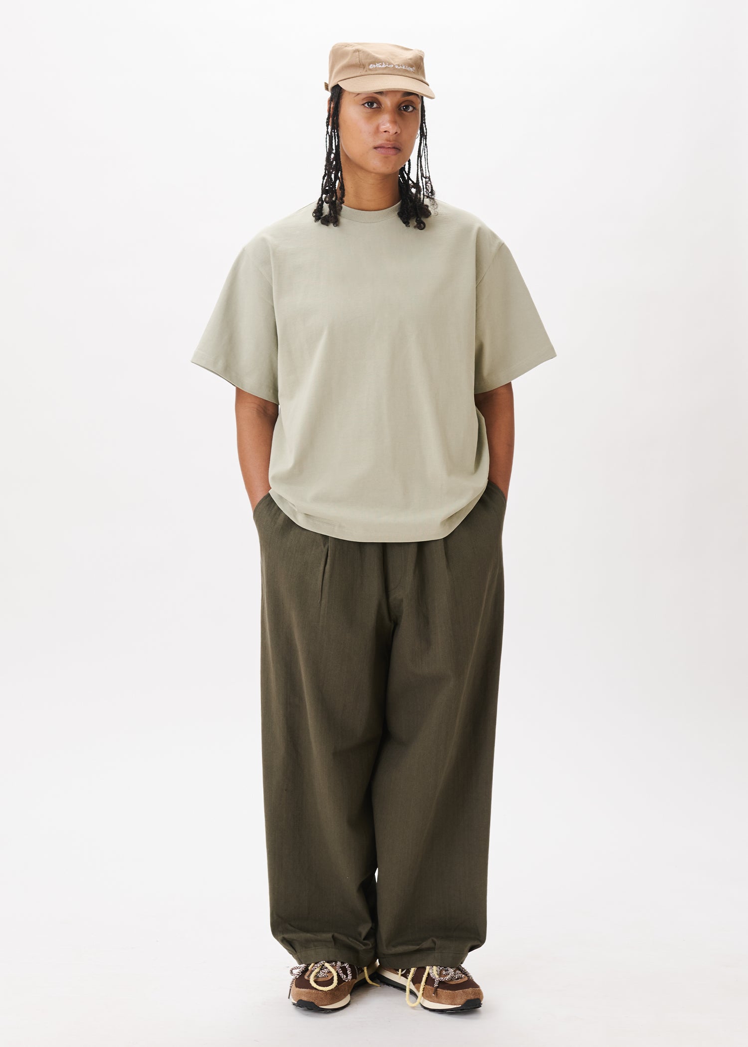 Pintuck Balloon Trousers