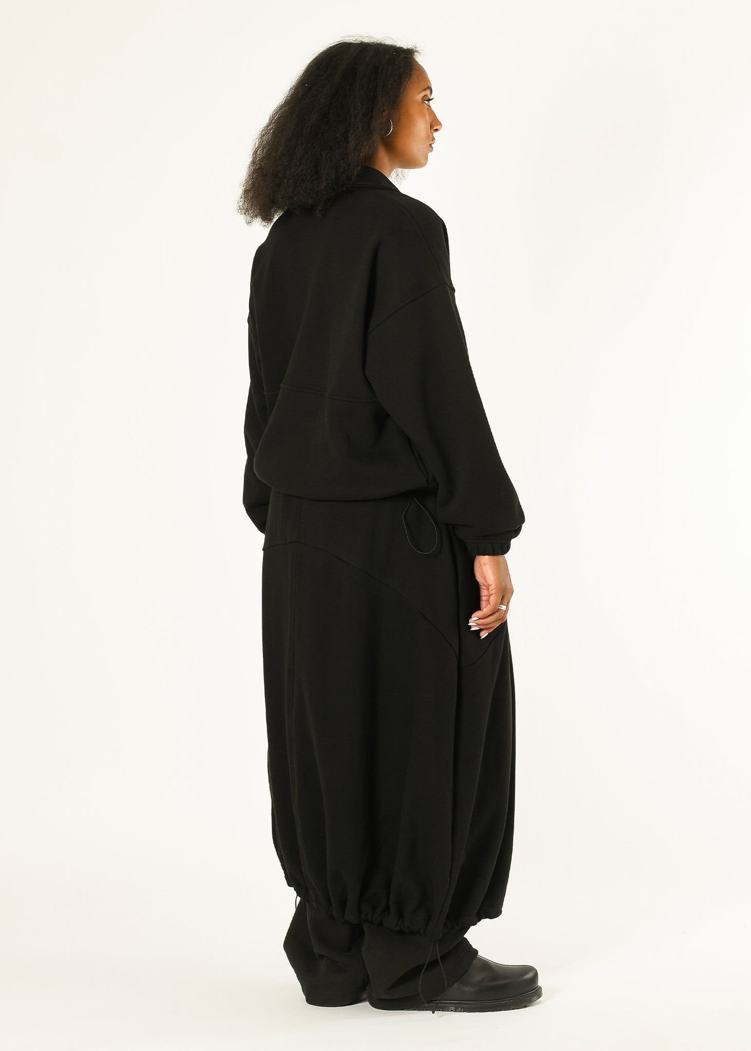 Pintuck Jogger Skirt