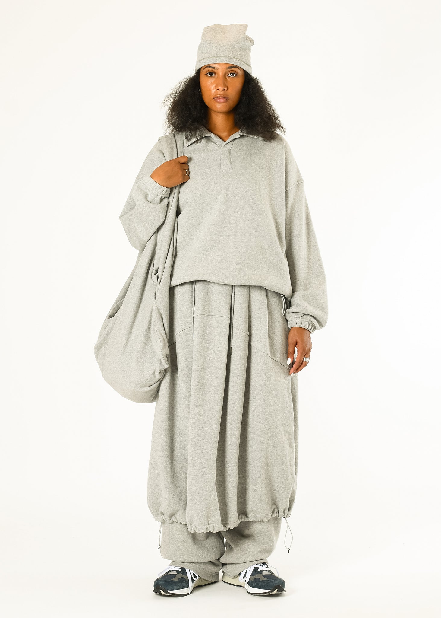 Pintuck Jogger Skirt