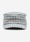 Casquette militaire à carreaux