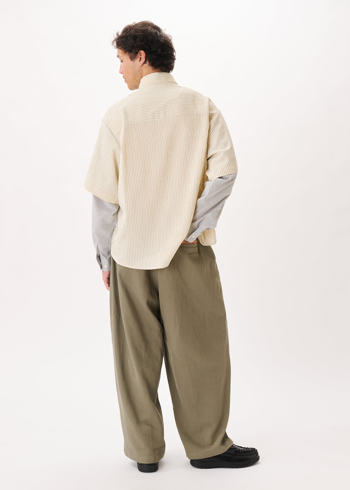 Button Up Layered Shirt
