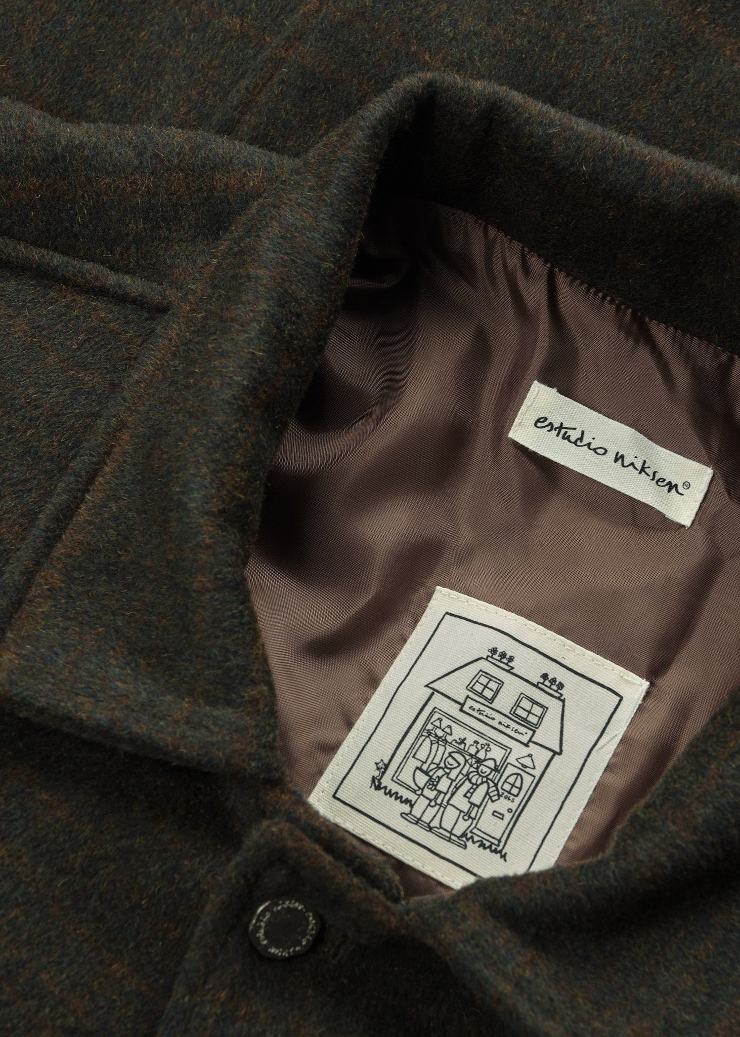 Wool Checkered Jacket – Estudio Niksen