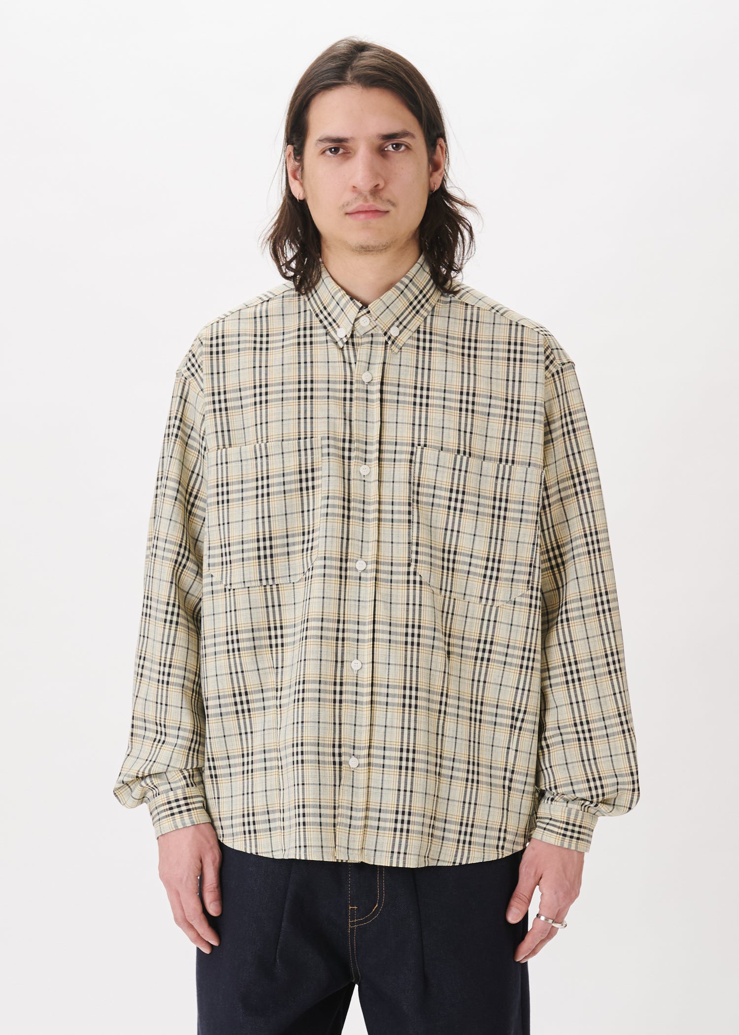 トップス LGB checked foodie shirt Dart Oxford Shirt – Estudio Niksen