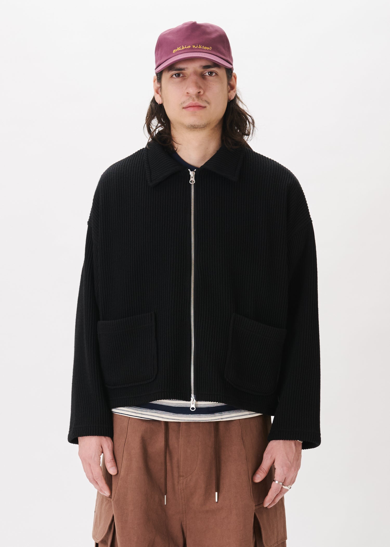 Double-zip Pocket Sweater