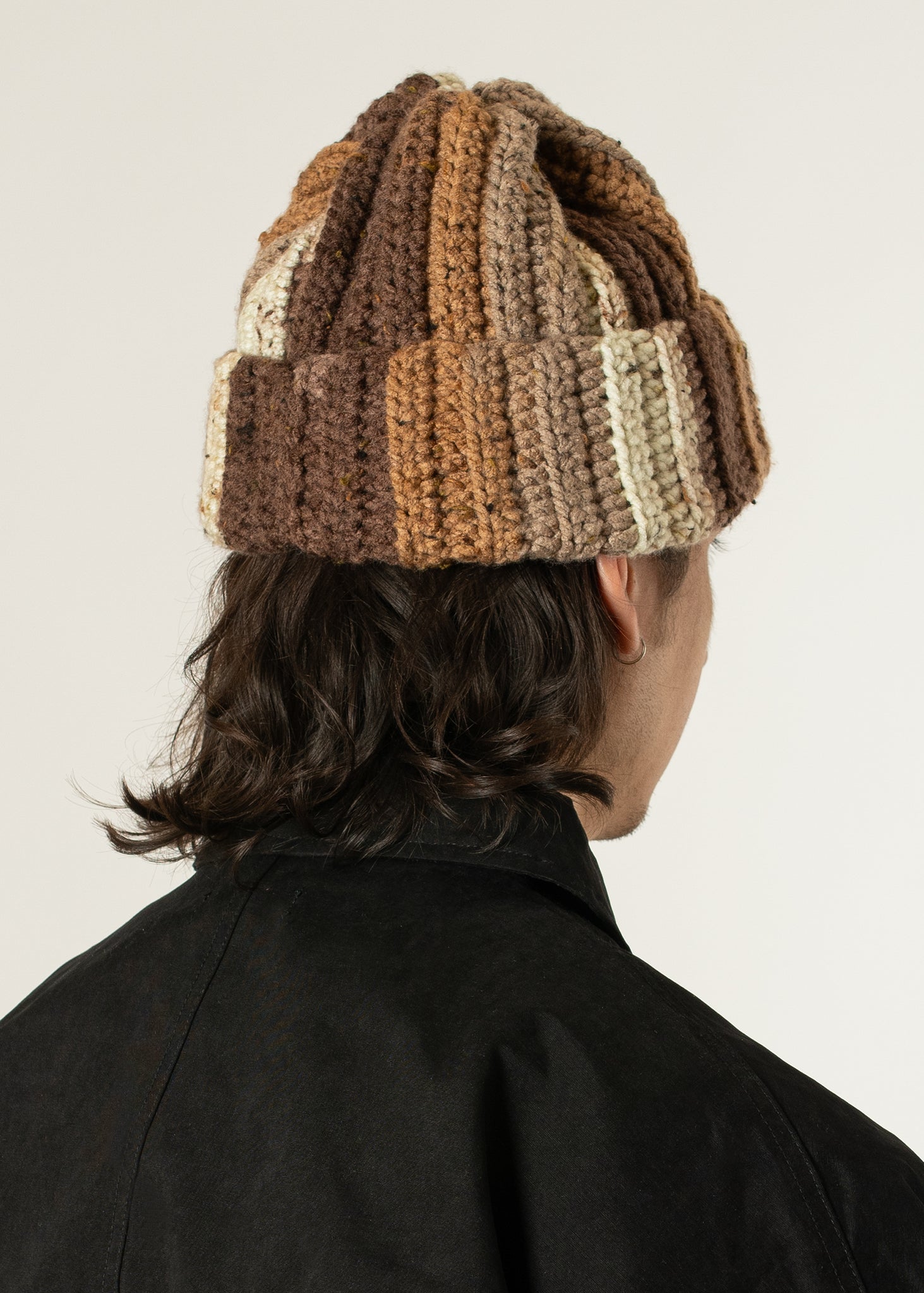 【新品】Textured Knit Beanie Favorite Stretchy Beanie for Men and Women Free Tunisian Crochet