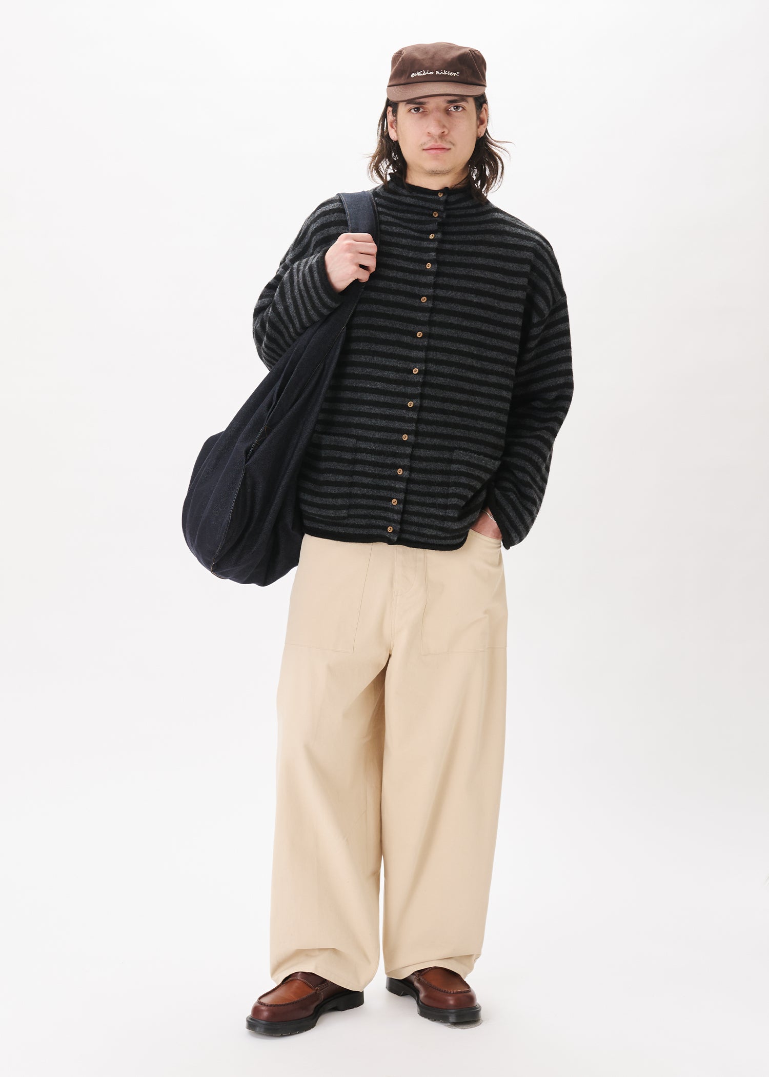 Stripe Pocket Cardigan – Estudio Niksen