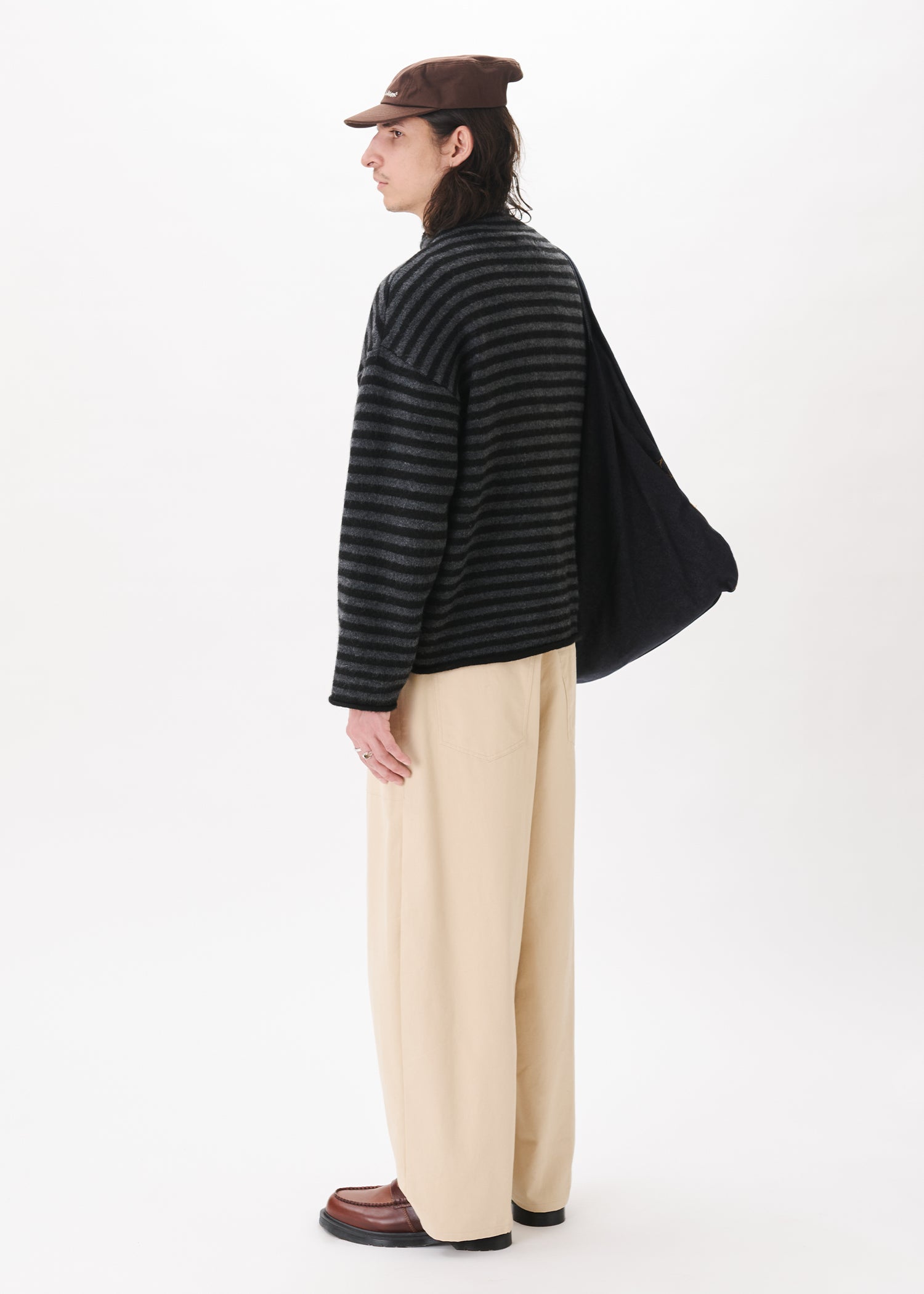 【最終価格】 Cardigan Jacket - LC Stripe Stripe Pocket Cardigan – Estudio Niksen