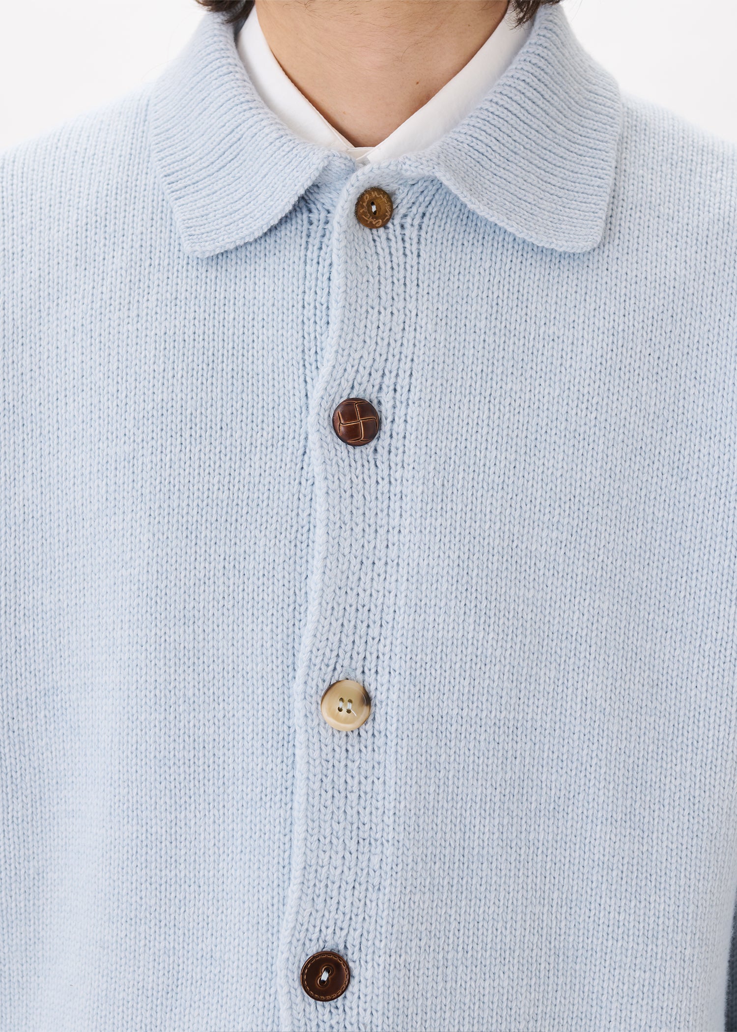 Mismatch Button Cardigan