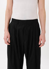 Pantalon large plissé