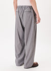 Pantalon large plissé