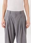 Pantalon large plissé