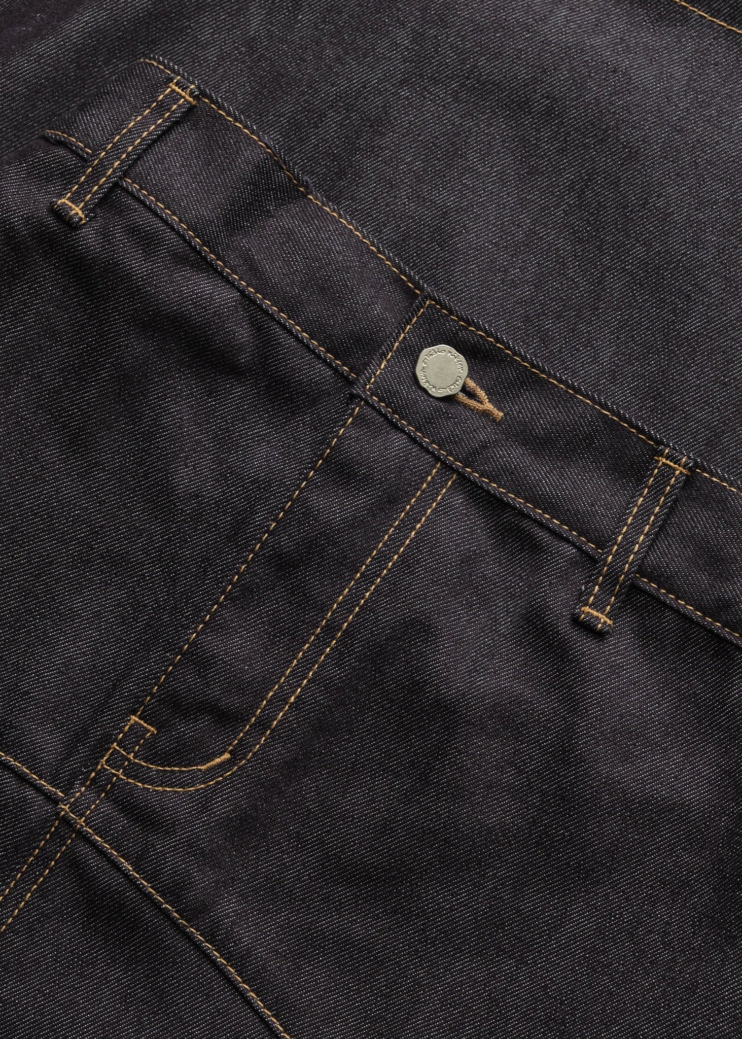 Raw Denim In-stitch Skirt